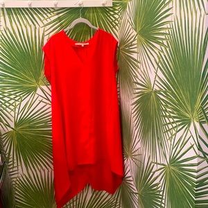 Rachel Roy Coral V Neck Dress